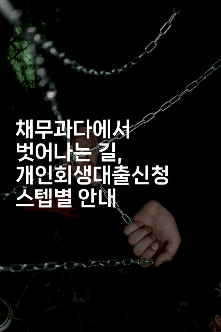 채무과다에서 벗어나는 길, 개인회생대출신청 스텝별 안내-베란따